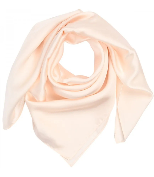 Delicate smooth scarf shawl single color elegant 70x70 cm