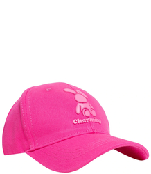 Children's baseball cap decorated with a bunny patch