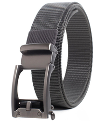 Universal men's belt 125/3.5 cm Metal clip buckle