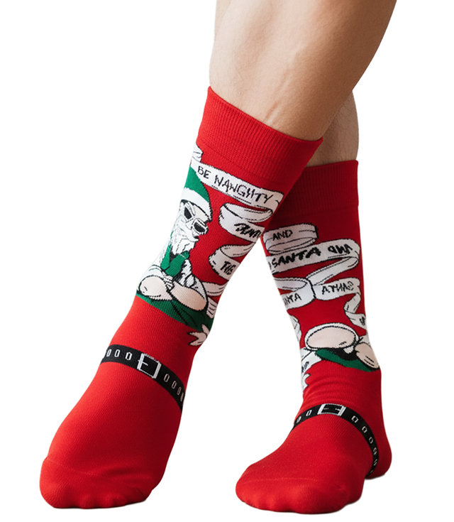 Men's Christmas socks - winter, warm, Christmas patterns