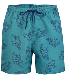 Swimming shorts with nautical print all over patterns