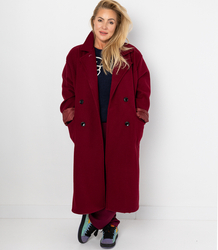 Women's long loose oversized coat CINDY