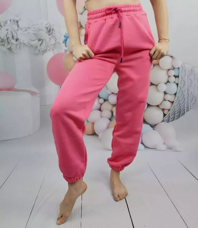 Klasyczne spodnie dresowe bawełna jednokolorowe