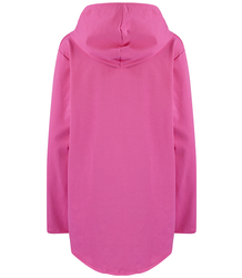 One-color basic women's thin sweatshirt with hood ZEFIRA