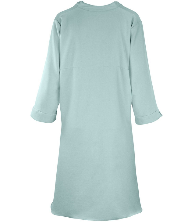 Oversize tunic shirt longer at the back