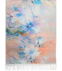 Stylish shawl scarf floral pattern Elegant 180x70 cm