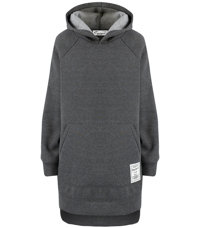 Warm oversized BASIC hoodie