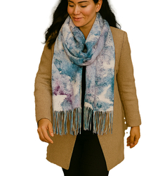 Women's scarf fashionable pattern with tassels