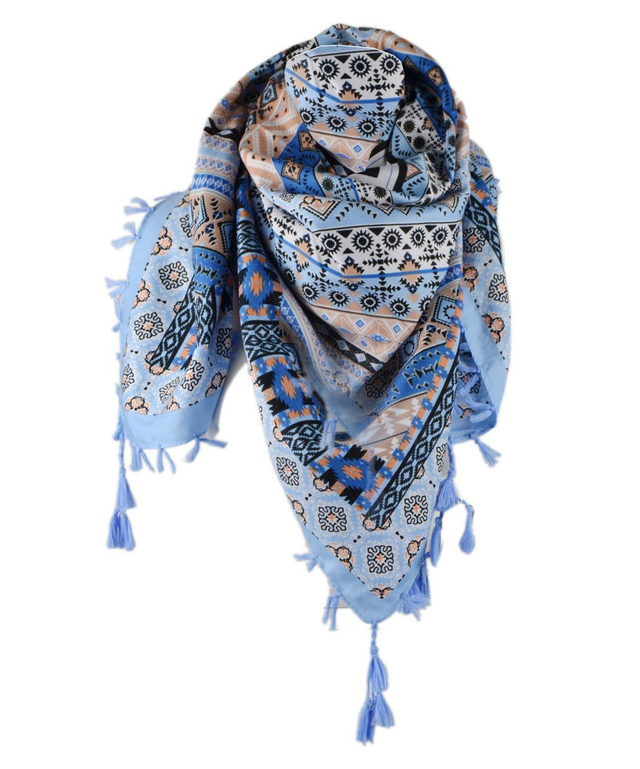 Folk scarf ETNO geometric pattern