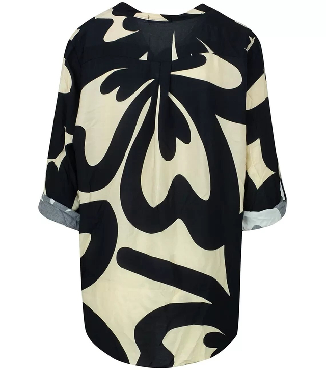 Women's blouse long back beautiful print NELA
