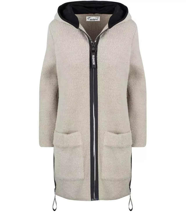 Elegant long coat jacket Alpaca PL