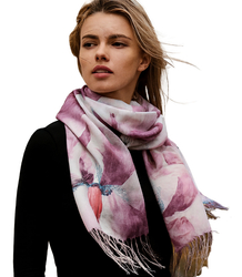 Women's floral pattern scarf 180x70