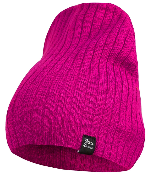 UNISEX ribbed knit beanie