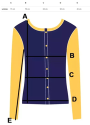 Sweater blouse OVERSIZE brocade gloss