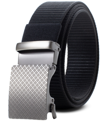 Universal men's belt 120/3.5 cm Metal clip buckle