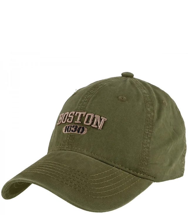 Cotton baseball cap adjustable unisex embroidery BOSTON