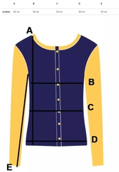 Thin cotton V-neck box sweatshirt