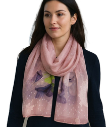 Women's patterned shawl 70x180