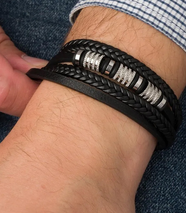 Men's bracelets perfect for a gift braided