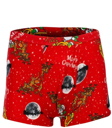 Men's Christmas boxers with Santa Claus