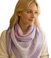 Elegant women's scarf with an insane 70x70 pattern