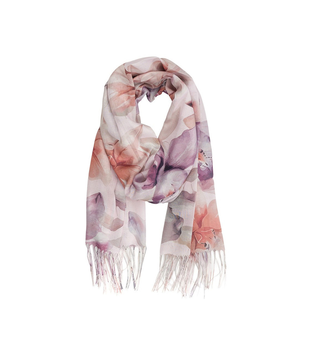 Women's floral pattern scarf 180x70