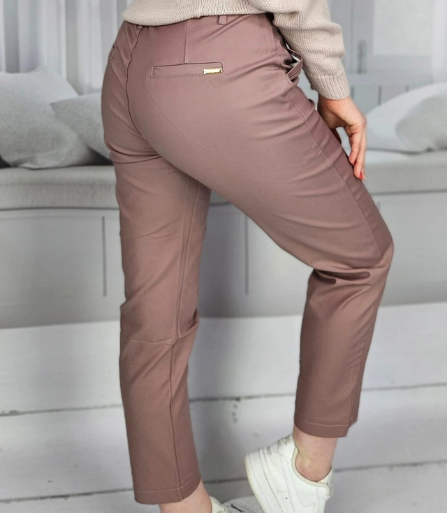 Women's elegant colorful cigarette pants VALERIA
