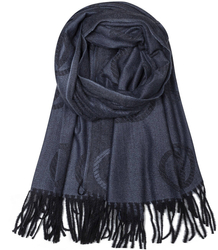 Szal Szalik Chusta Dwustronny Tkany Ciepły Długi