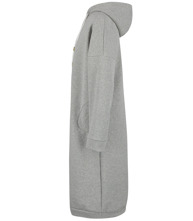 Ciepła bluza damska dresowa Oversize Sukienka Bawełniana INEZ