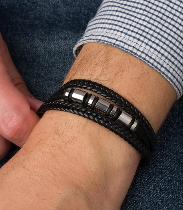 Men's bracelets perfect for a gift braided
