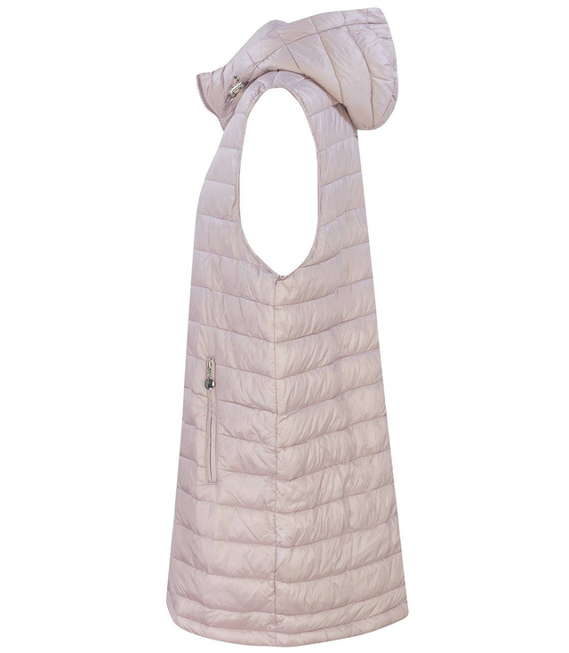 Women's long sleeveless plus size vest