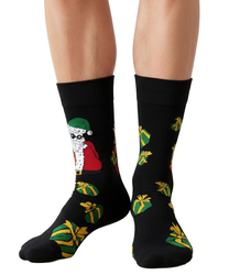 Men's Christmas socks - winter, warm, Christmas patterns