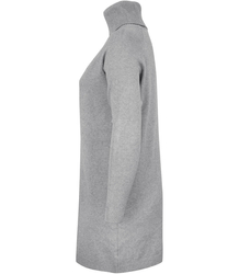 Luźna Sukienka dzianinowa Golf WEŁNA +SIZE