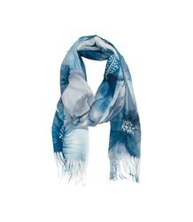 Women's floral pattern scarf 180x70