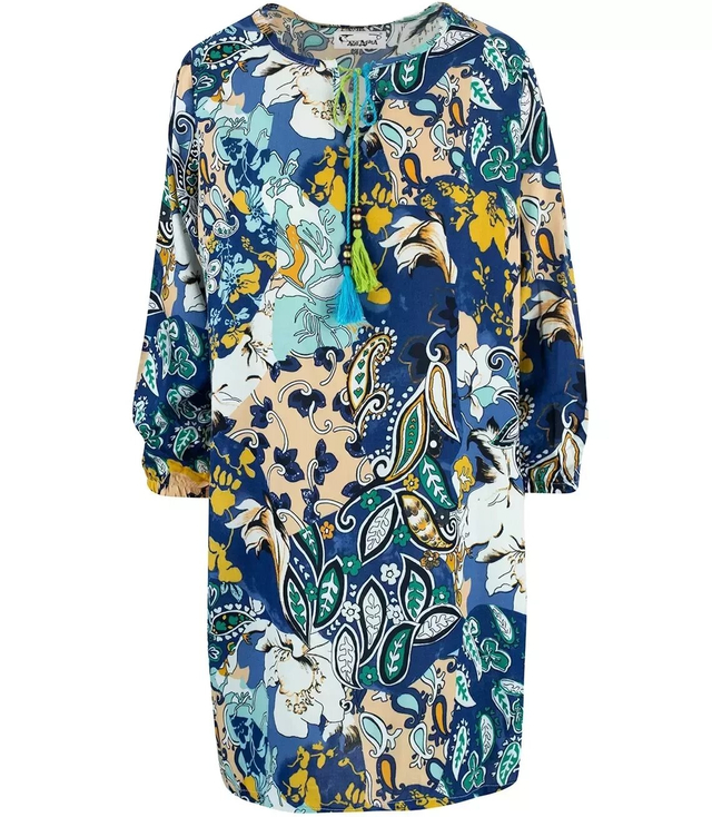 Summer dress loose tunic colorful patterns
