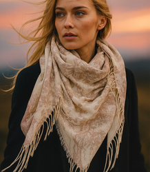 Sling with stylish spring pattern 100x100