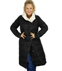 Women's long jacket double-sided quilted coatEMMA