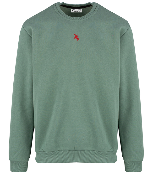 Men's warm sweatshirt with ozodbone embroidery