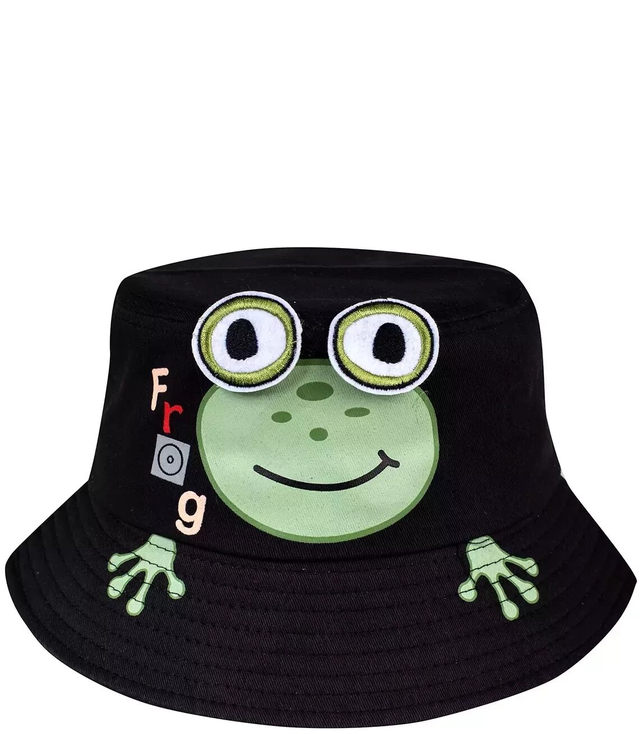 Children's hat BUCKET HAT frog