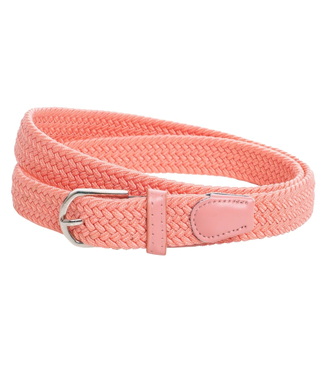 Casualowy damski pasek 2,5 cm pleciona taśma