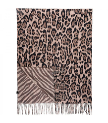 SAFARI panther and zebra scarf scarf