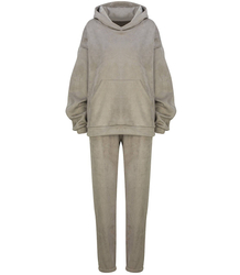 BASIC suede tracksuit 2-piece set