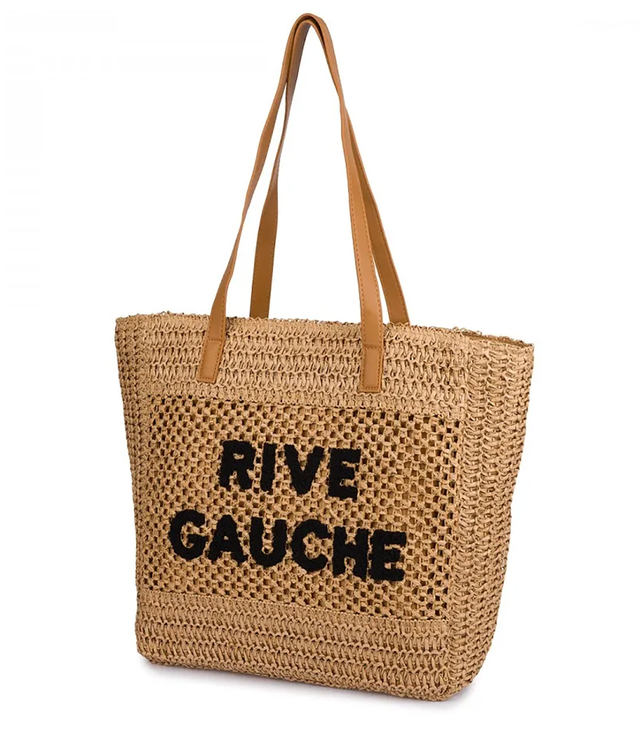 Torebka shopper boho z plecionki RIVE GAUCHE