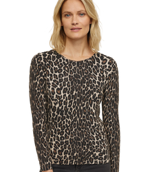 Classic women's sweater in camouflage Elegant VALERIA