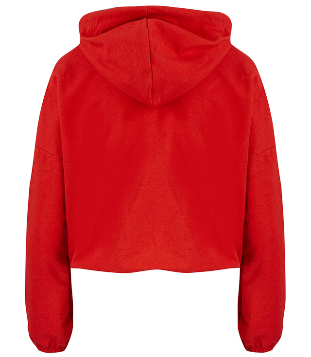 Women's thin, one-color basic sweatshirt with hood JULIA