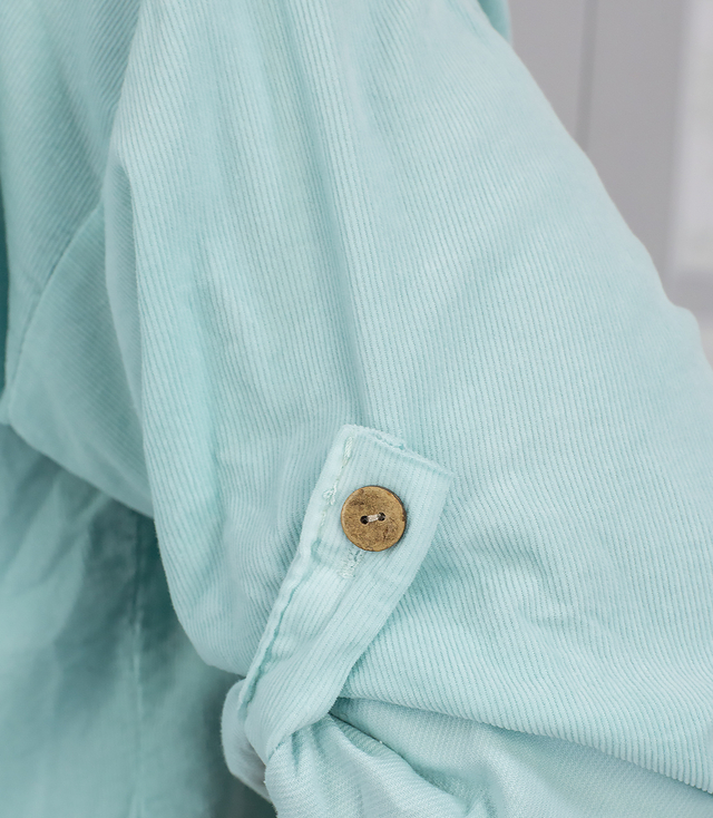 Stylowa koszula SZTRUKS ze ściągaczem bawełniana