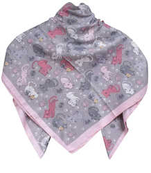 Sling delicate elegant scarf cats