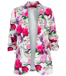 Spring floral suit jacket