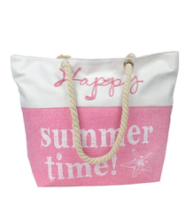 Mega large Summer Time shopper beach bag