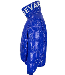 Słodka pikowana kurtka krótka błysk bomber